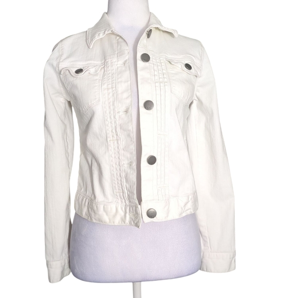 GAP Other - Gap Kids White Denim Jacket XXL